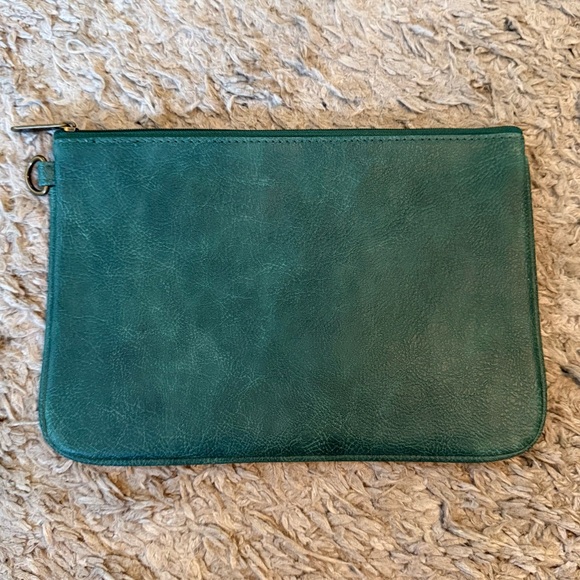 Brand New Thirty-One Rubie Mini Clutch Jade Distressed Pebble - Picture 2 of 6